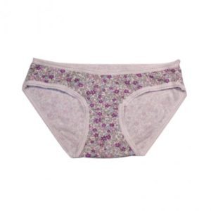 A pair of panties with flowers on them.