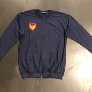 A sweatshirt with the logo of a fire department.