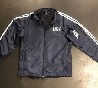 Track Shirt With White Stripe